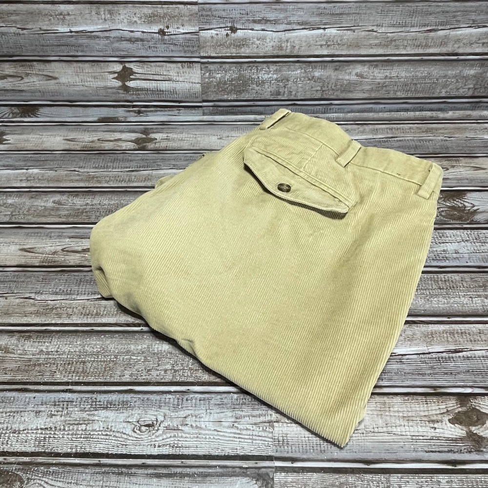 LL Bean Men's Pants Khaki Beige Relaxed Fit 42x30
